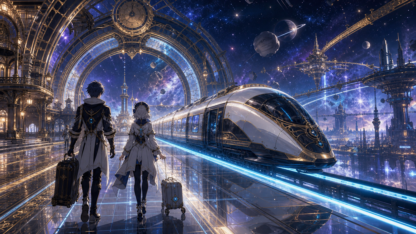 Honkai Star Rail spec ฉากสำรวจสถานีอวกาศบน PC