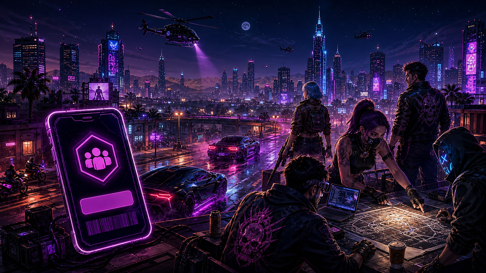 Gangstar Mirage City ลงทะเบียนล่วงหน้า ภาพประกอบเมือง Open World