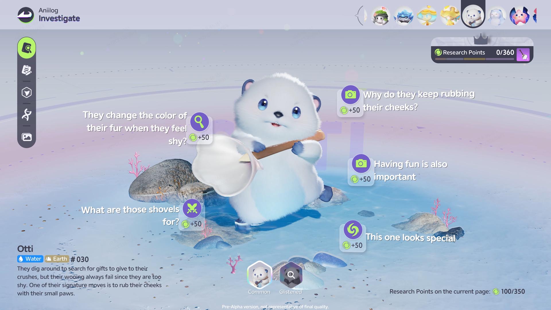 เกม Aniimo ระบบศึกษาข้อมูลและสะสมสัตว์ Aniimo