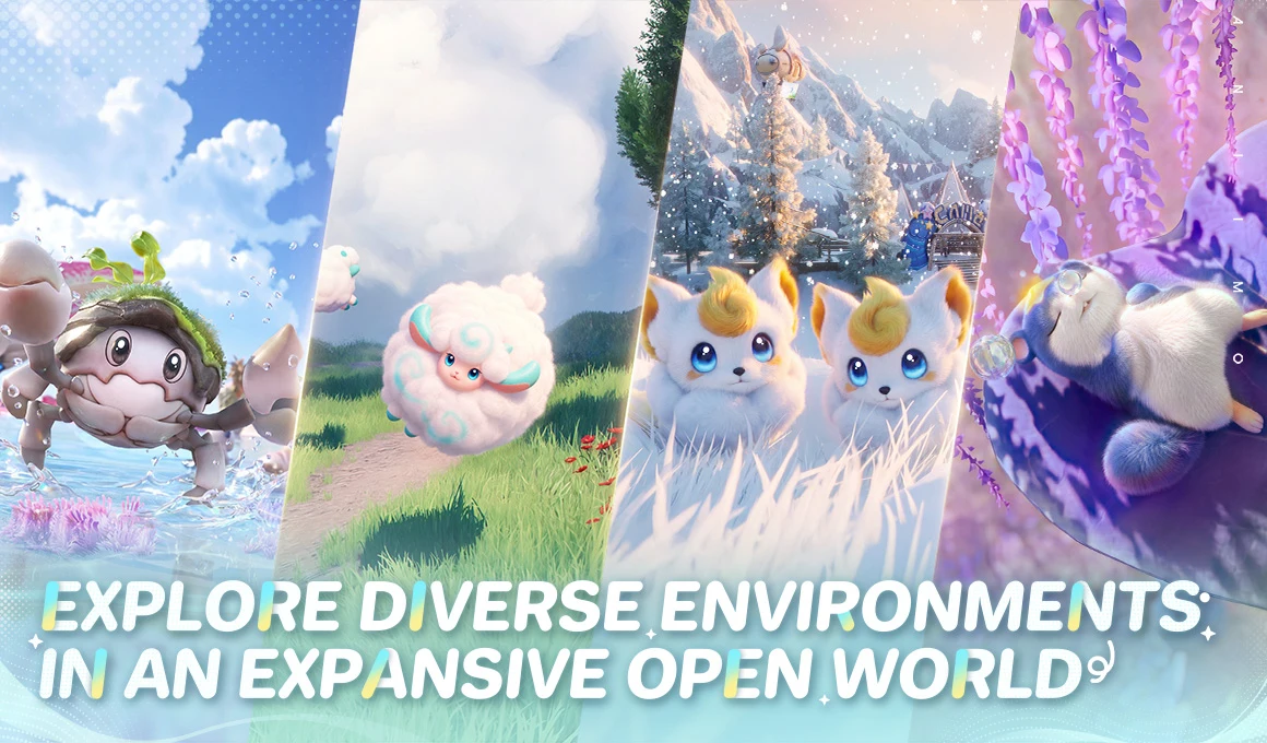 เกม Aniimo โลก Open World และสัตว์ในหลายสภาพแวดล้อม